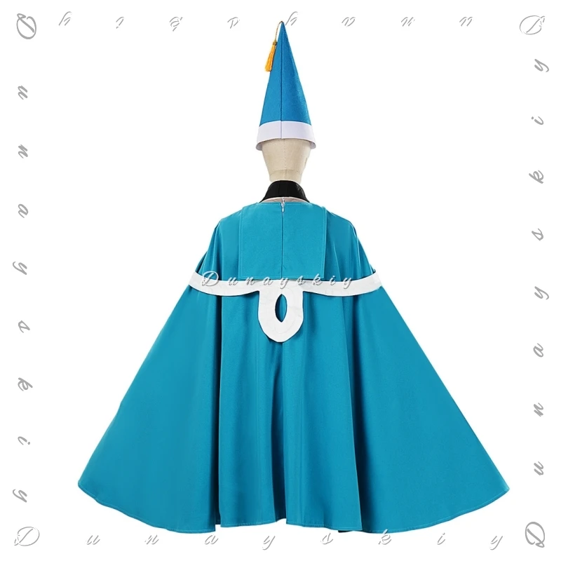 Фото Костюм для косплея Witch Hat Atelier Coco Tetia Richeh: Униформа ученицы, дизайн многослойной накидки в бирюзовых и землистых тонах №5