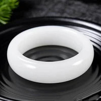 charm boutique jewelry high grade white jade bangle women noble jade pulseira mutton fat jade bracelets lover gift chinese
