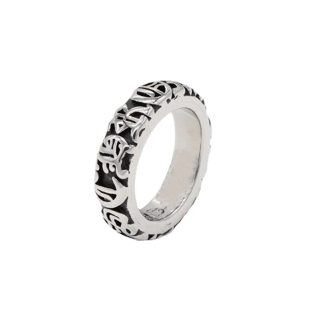 

Vintage Cross Mens Rings Fashion Korean Retro Gothic Stainless Steel Punk Rings for Women Teens Men Accessories Jewelry Gift