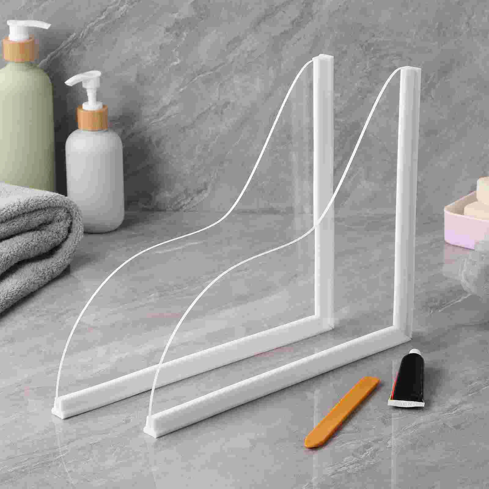 2 шт. брызговик для душа барьер умывальника пробка воды ванной комнаты ванны