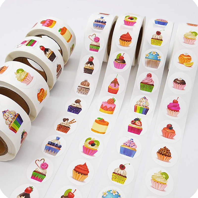 

50-400Pcs Merry Christmas Stickers Christmas Theme Seal Labels Stickers For DIY Gift Baking Package Envelope Stationery Decor