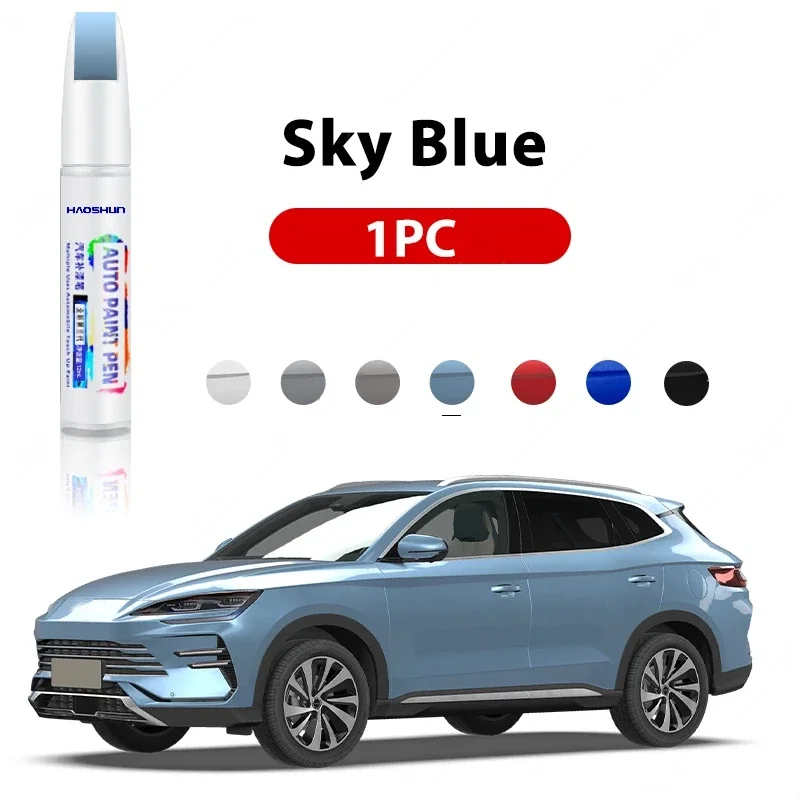 

Для BYD Song Plus 2015-2025 B6 Q6 B8 Ручка для ремонта краски Touch Up Засіб для удаления царапин DIY Автоаксессуары Черный Белый Серый Синий