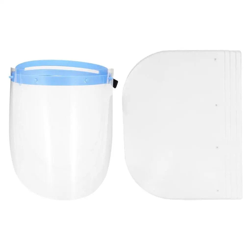 

Anti-fog Anti-Oil Clear Full Face Shield Cover Protector with Elastic Straps
