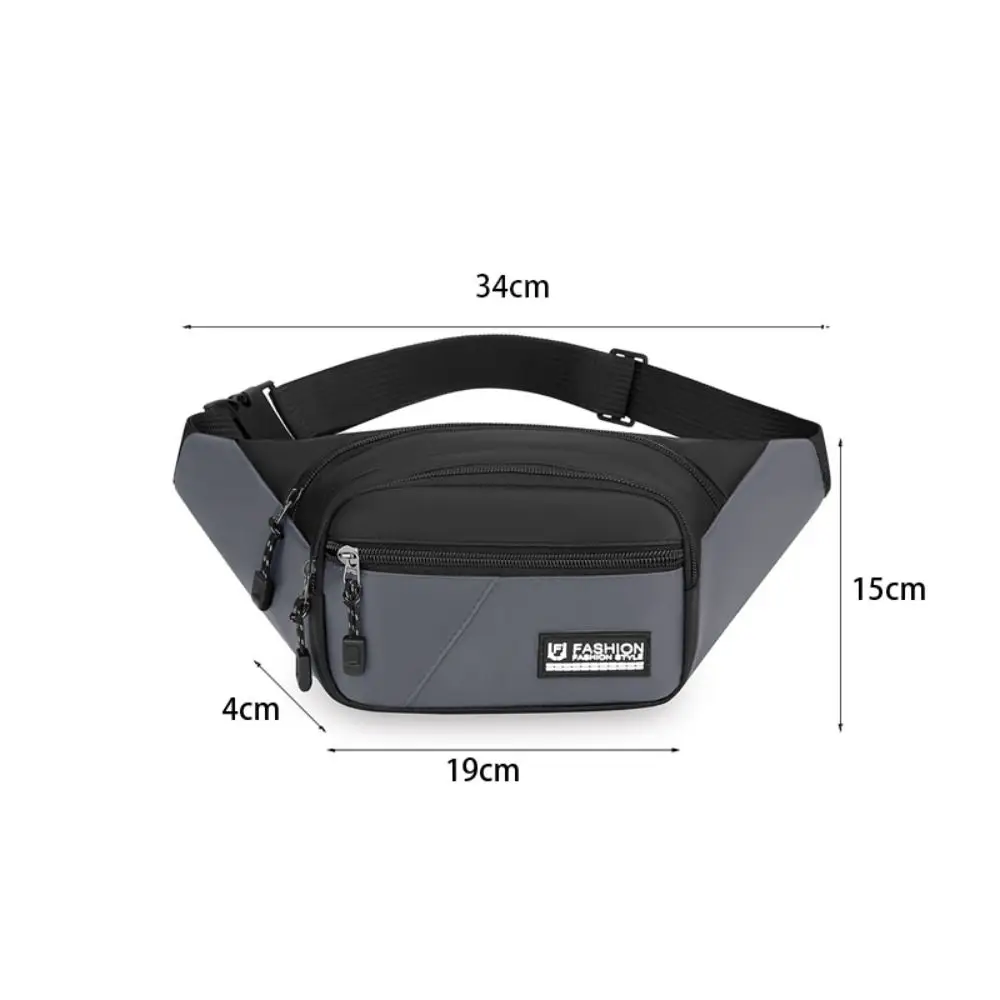 Плотно прилегающие поясные сумки для мужчин модная многослойная спортивная