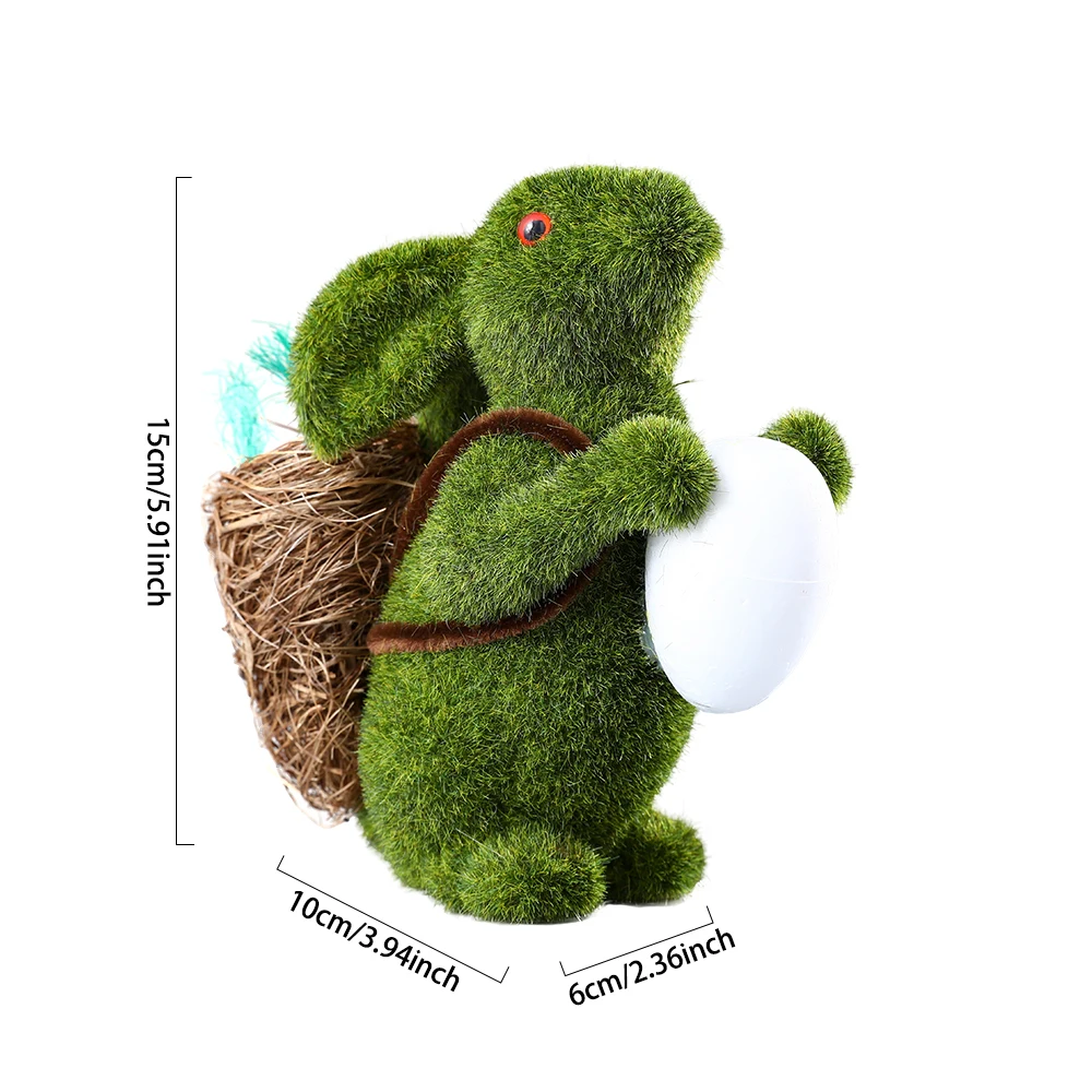 

Пасхальный кролик из соломы