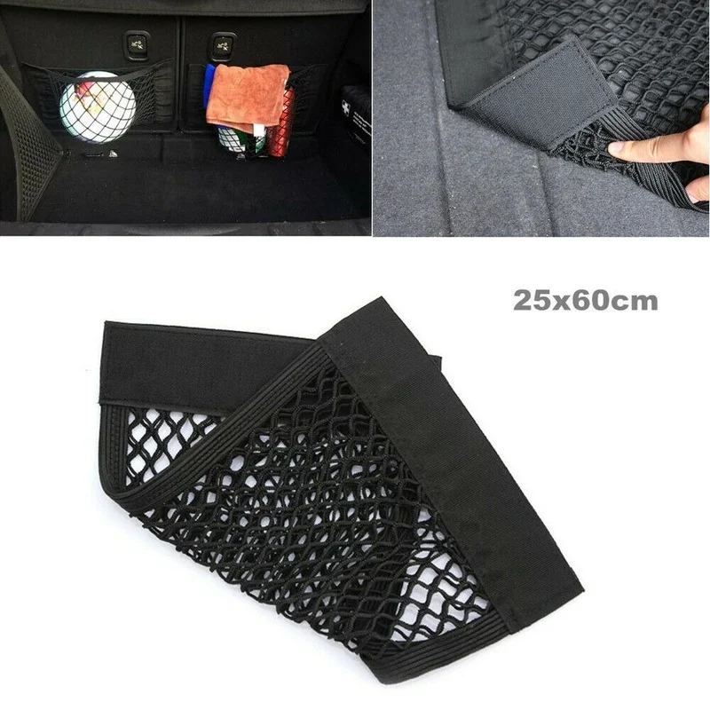 

Universal Mesh Cargo Net Car Storage Pouch Bag Wall Sticker Organizer for Trunk