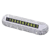 phone number card hideable sun resistant compact hidden rhinestone number card for business gifts