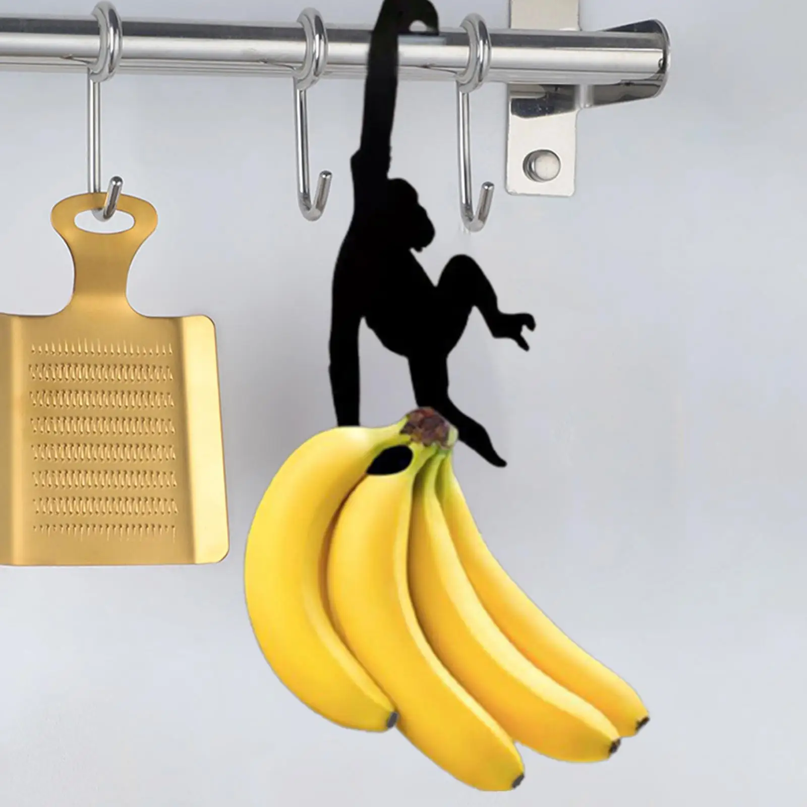 

Вешалка «банан», уникальные настенные Многофункциональные кухонные приспособления, креативный держатель для ключей в виде обезьяны для кухни, ремней, медали, ключей для ванной комнаты
