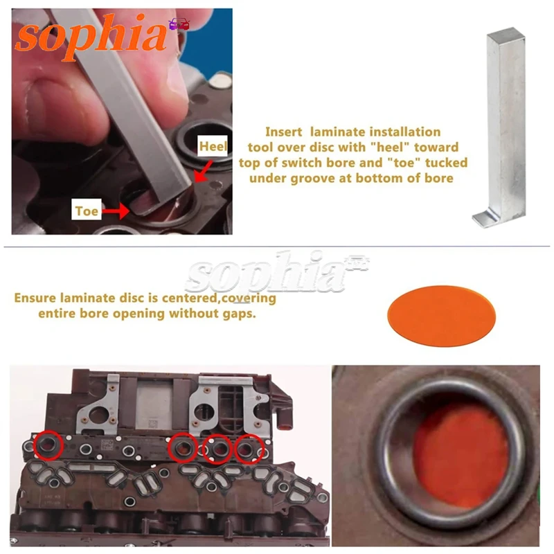 Набор инструментов для установки переключателя давления 124740-TL30 работает с