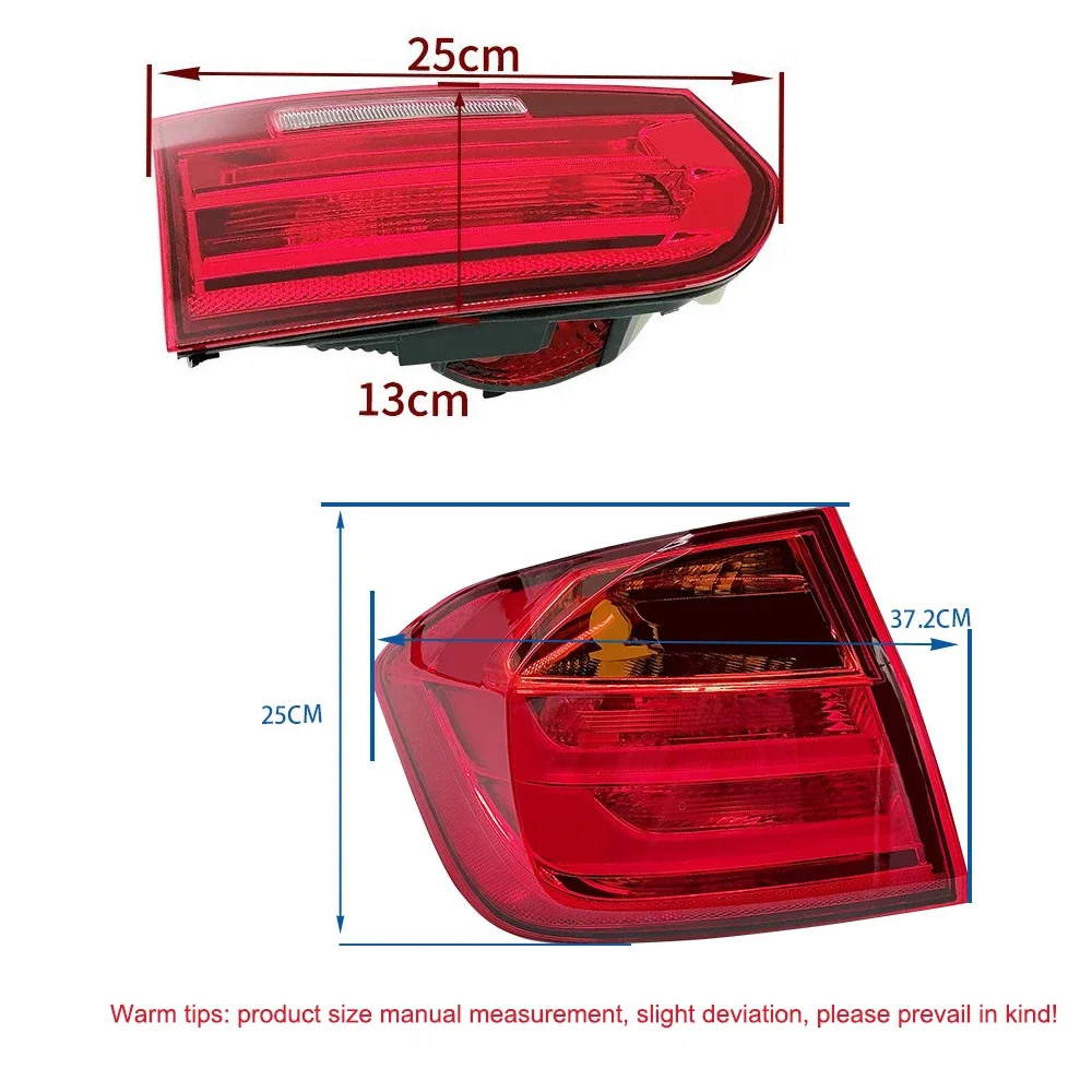 Задняя Тормозная лампа без лампочек для BMW 3 Series F30 316 318i 320i 2012 2013 2014 2015 2016