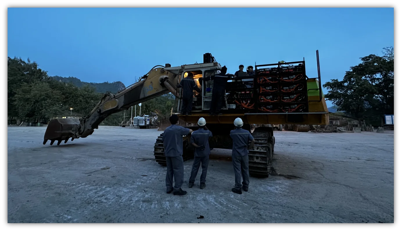 Двигатель для экскаватора с нулевым излучением силовая система 1t 2t машина