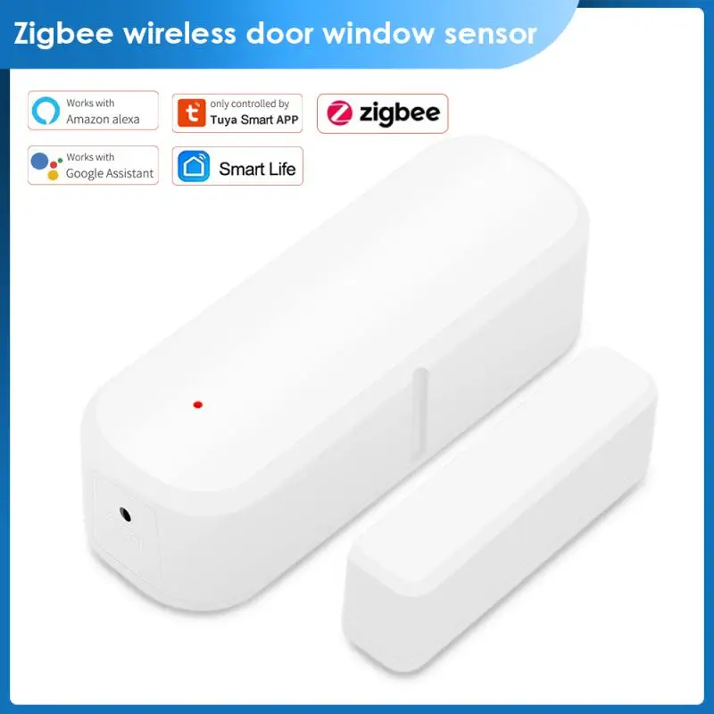 

AUBESS ZigBee Door Window Sensor Detector Tuya Smart Life App Home Security Protection Alarm System For Alexa Google Assistant