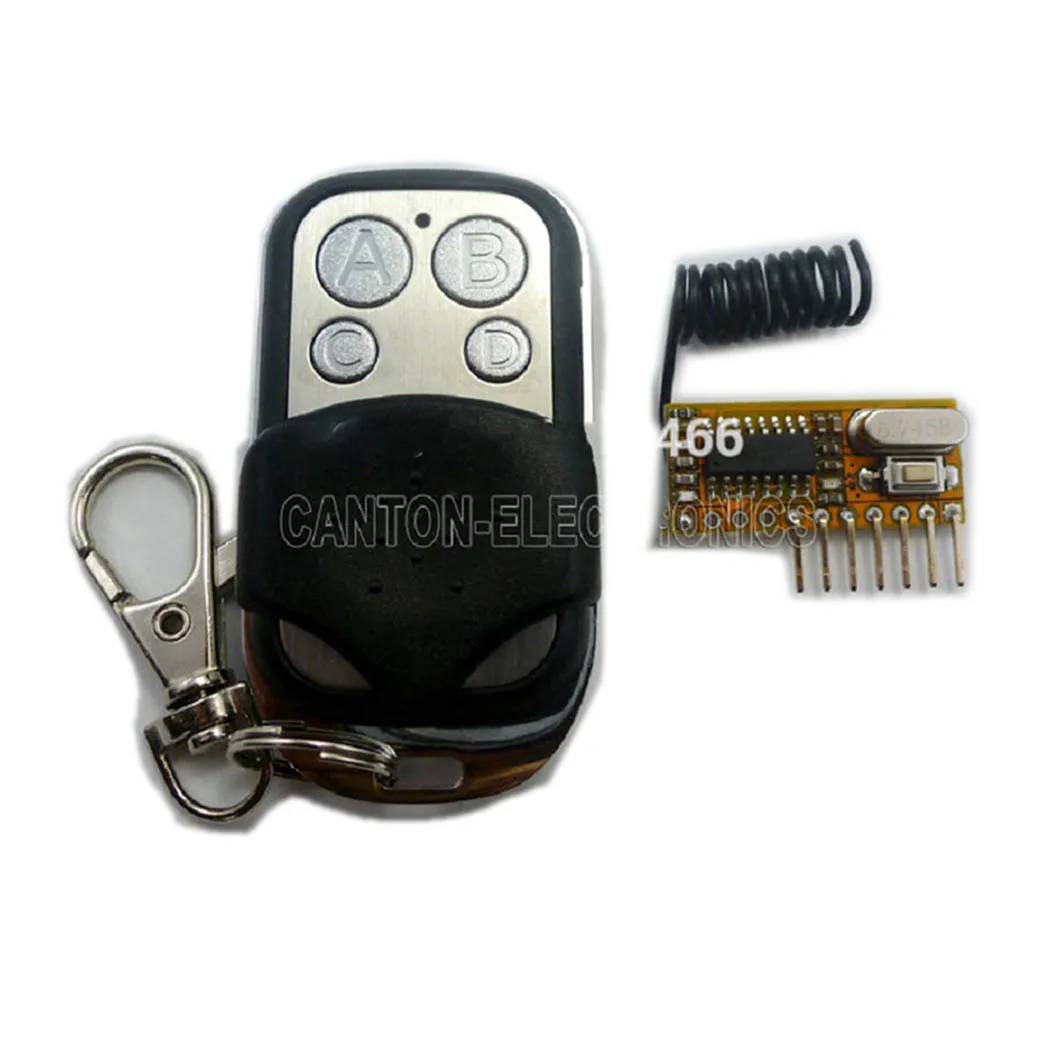 

433Mhz Wireless Decoding Kit 5V RF Remote Control + EV1527 Keyfob For Remote control switch Mega2560 DUE