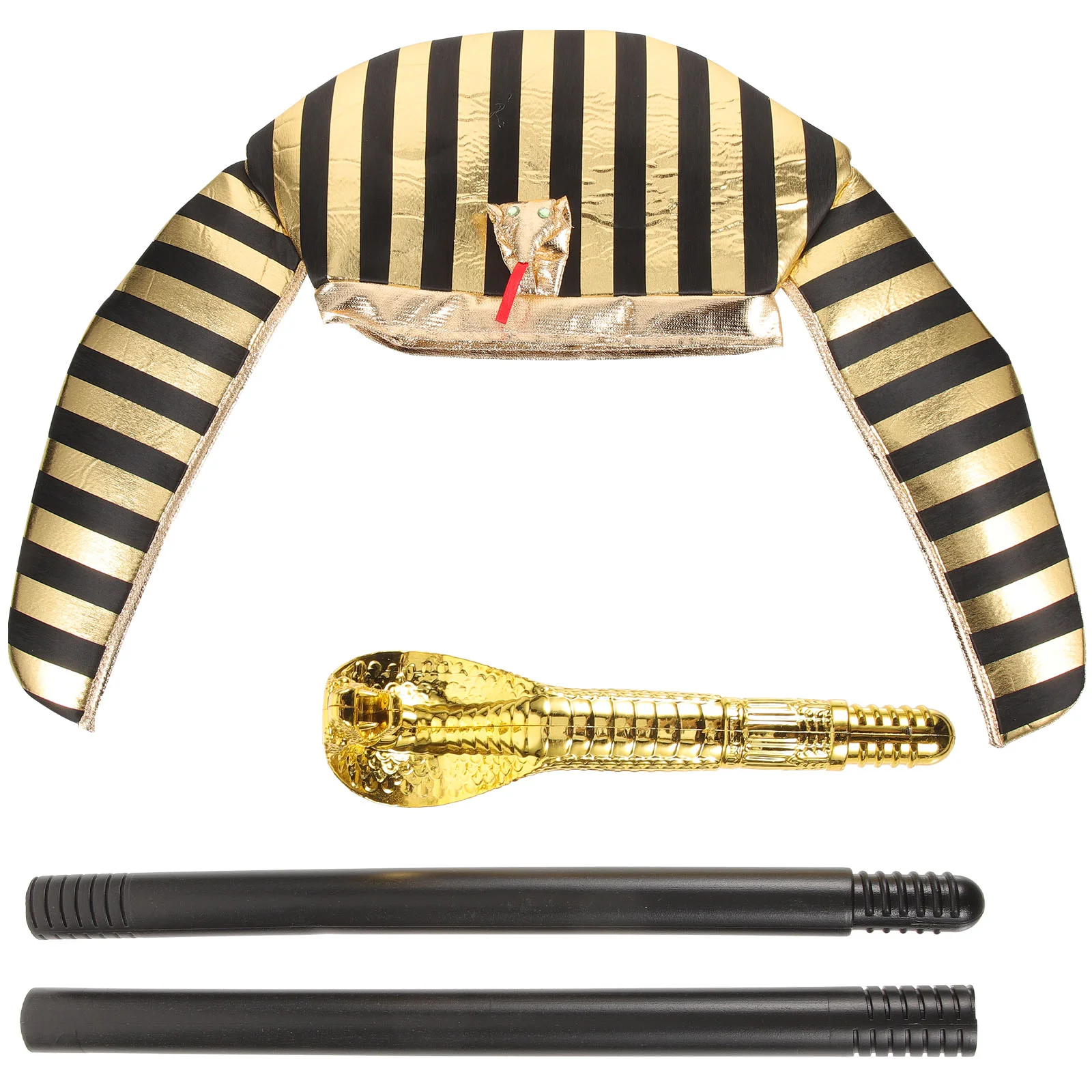 Реквизит скипетра египетский костюм для Хэллоуина макияжа шляпа фараона