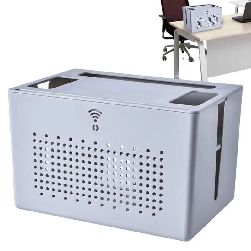 

Коробка маршрутизатора Hider экологически чистый ABS маршрутизатор Hider Box, кабельный органайзер для дома, офиса, школы, общежития, квартиры