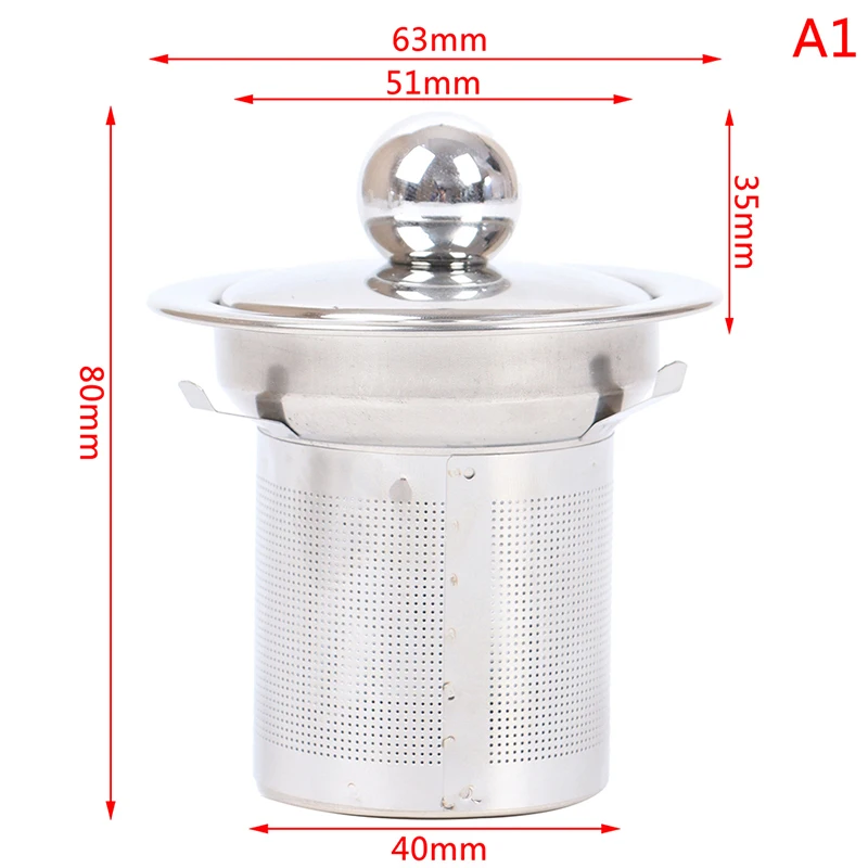 

Многоразовое ситечко для чая GCDHome из нержавеющей стали S/M/L