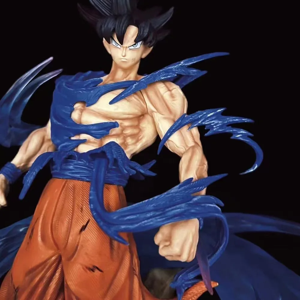 Фото 50 см Dragon Ball: Xxl Масштаб Mastered Ultra Instinct Goku - Yunqi Edition Аниме Фигурка Модель Статуя Коллекция Украшение Рабочего Стола №4