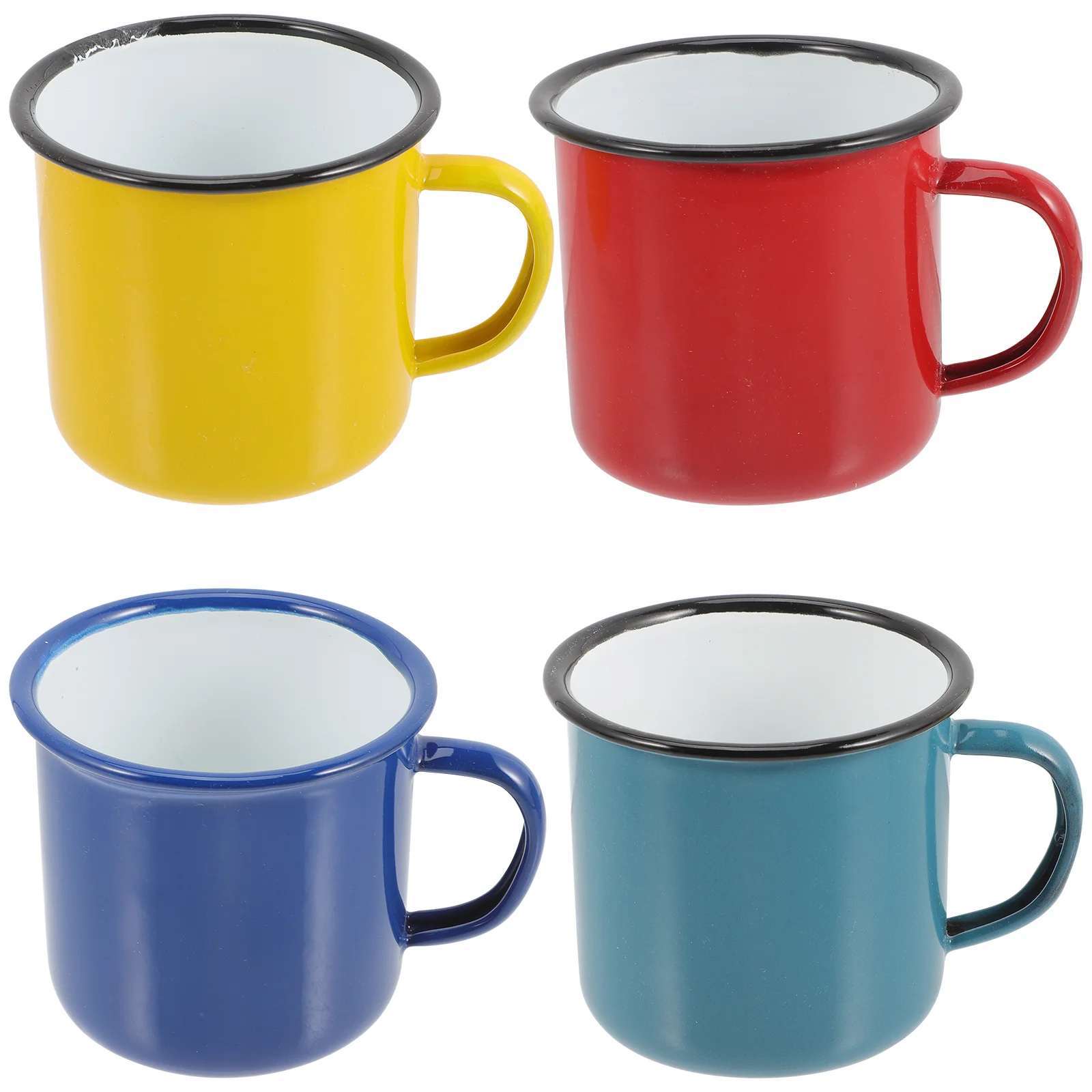 

Cup Mug Mugs Enamel Tea Water Retro Beer Large Extra Picnic Morning Drinkingbeverage Travel Gift Breakfast Teacups Souptumbler