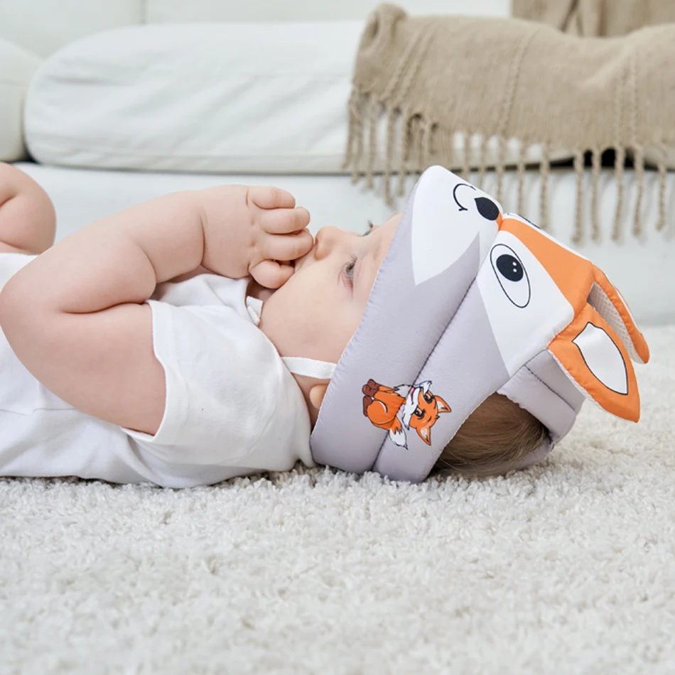 Шапка-шлем для безопасности детей Регулируемый защитный головной убор защита от