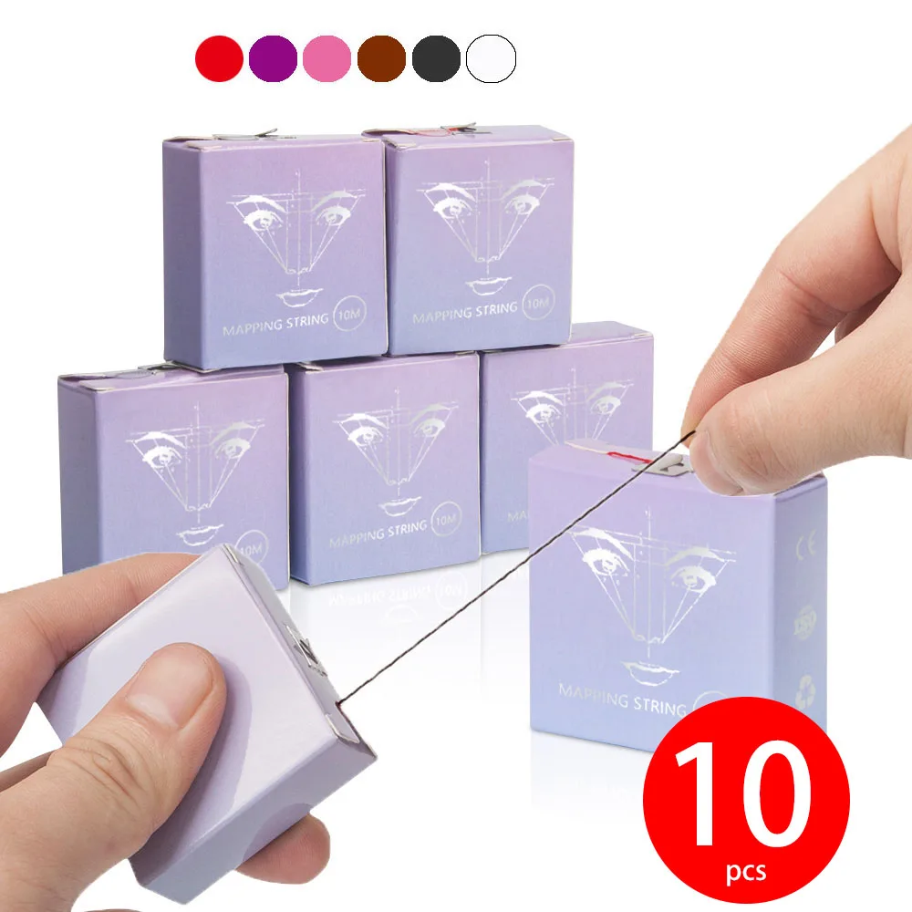 10 шт. струна для предварительного чернил микроблейдинга макияжа нить