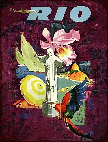 

Ретро Винтажные барные знаки Rio жестяной знак винтажный 8x12 дюймов