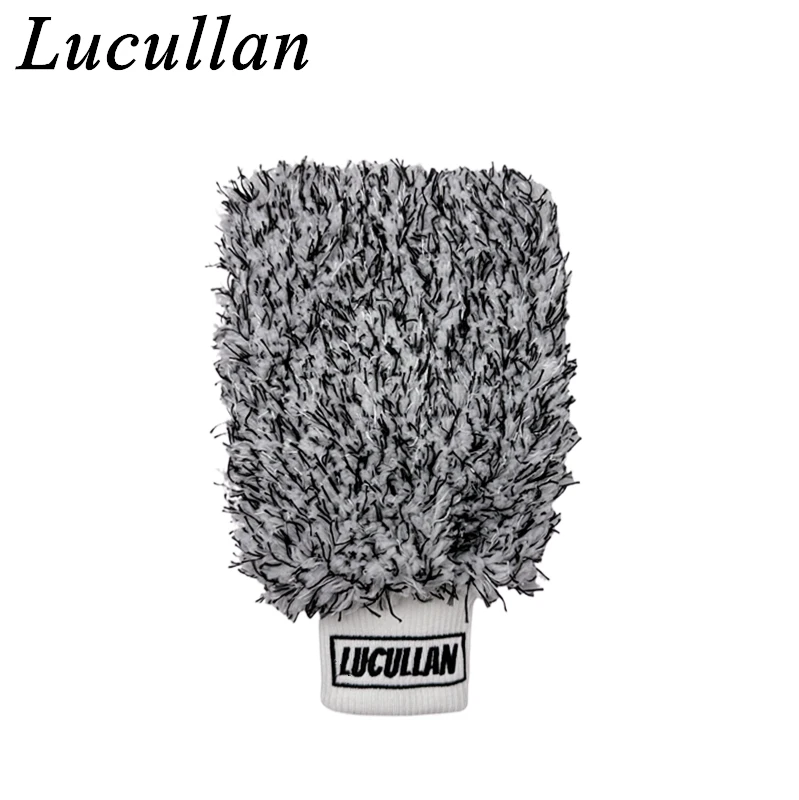 

Перчатки из микрофибры Lucullan с двумя ковшами, 3 цвета, автомобильная мойка, большой размер, специально по индивидуальному заказу для автомойки