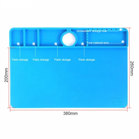 Микроскоп специальный ремонтный коврик основание стол силиконовый коврик теплоизоляция для микроскопа BGA пайки ремонт RL-004I B3 RL-004M B1