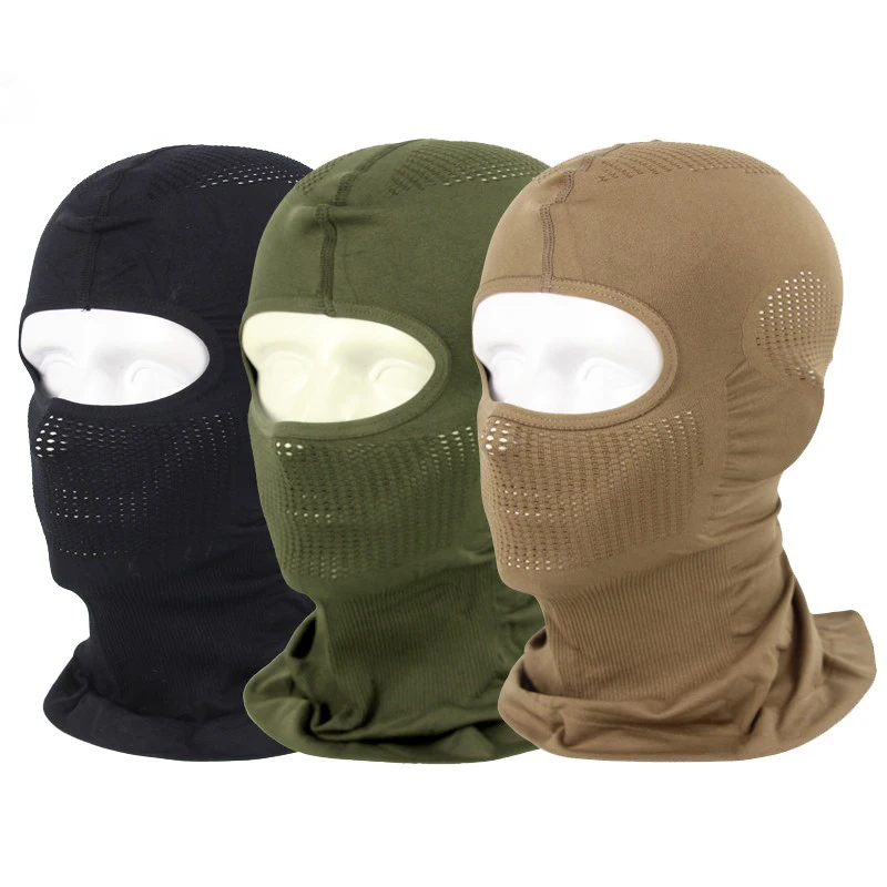 

2023 Sports Tactics Quick Drying Breathable Fully Wrapped Elastic Headgear Outdoor Equipment