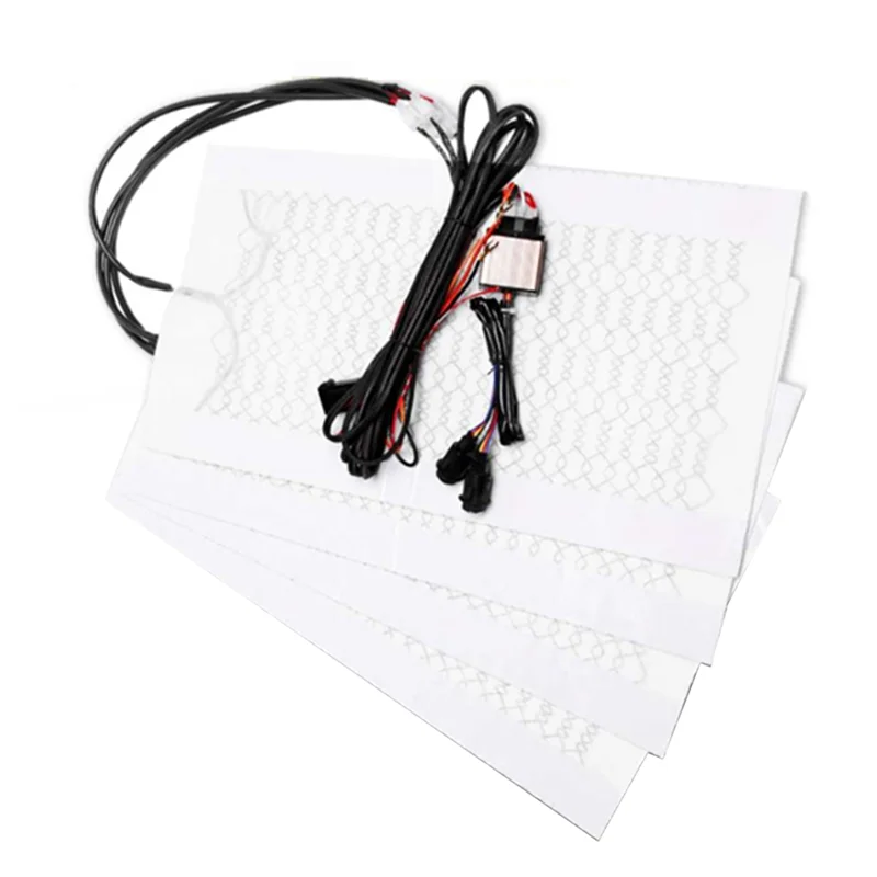 

12 В Универсальный 5-уровневый круглый переключатель 12 В углеродное волокно Автомобильный Подогреватель Подогрев сиденья подушки Зимние Подогреватели чехлы на сиденья