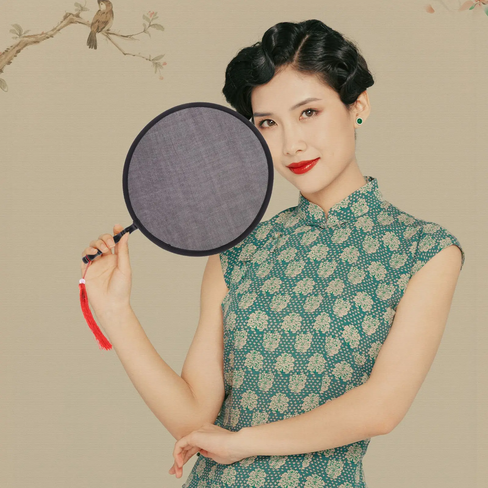 2 шт. складной круглый вентилятор летний ручной пустой портативный