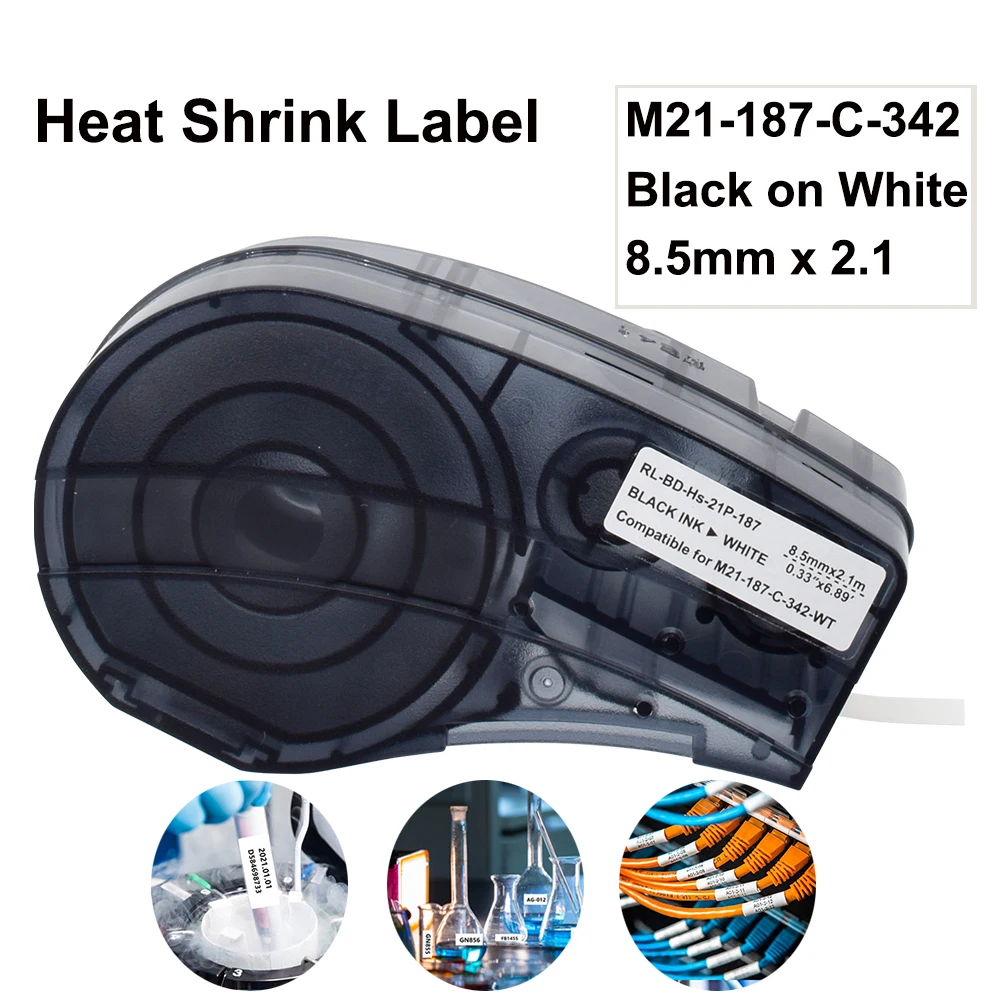 Термоусадочная лента для лабораторного принтера Brady BMP21 Plus BMP21 ...