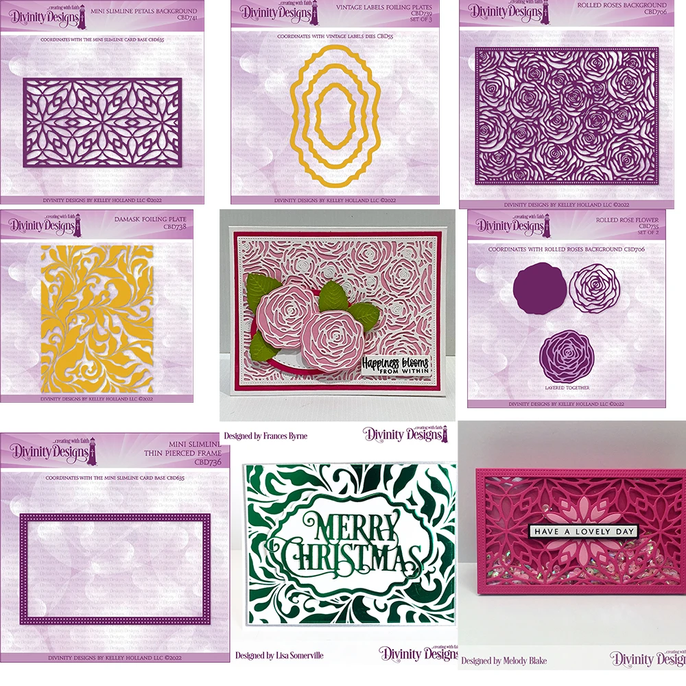 

Metal Cutting Dies Hot Foil Flowers Rectangle Border Scrapbook Diary Decoration Embossing Template Diy Greeting Card Handmade