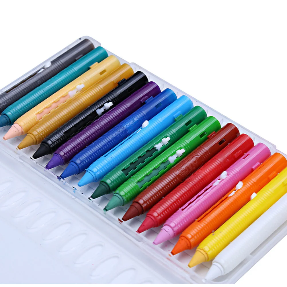 

16 Colors Pen Stick Kids Removable Crayons Painting Pencil Face Makeup Safe 9.5cm Splicing Structure Body Party Birthday Fun