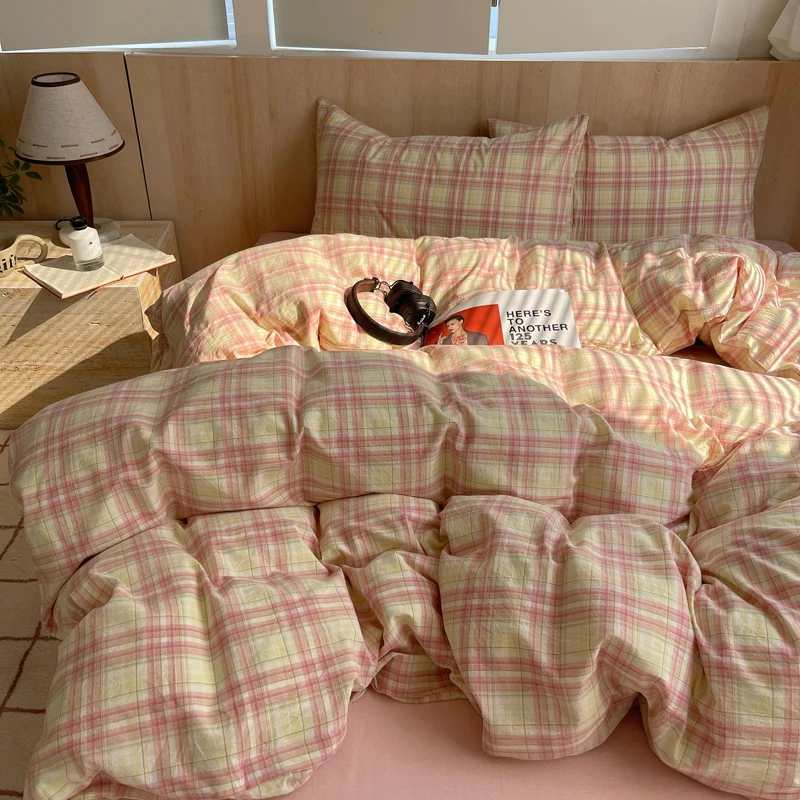 

Комплект постельного белья из хлопка 3/4 шт., полоска