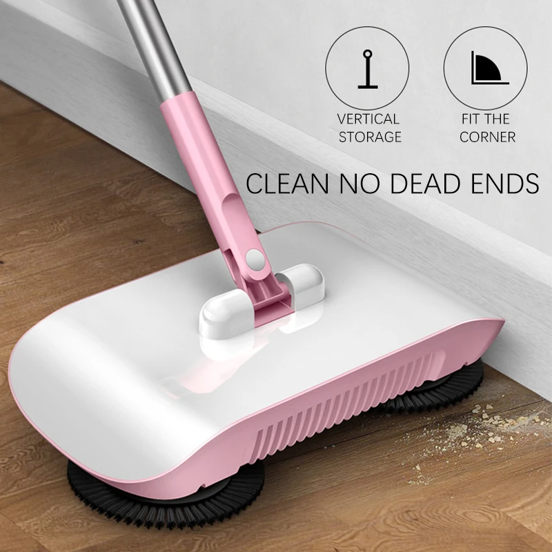

Broom Robot Vacuum Cleaner Floor Home Kitchen Sweeper Mop Sweeping Machine Magic Handle Household Lazy Wash Floor Cleaning