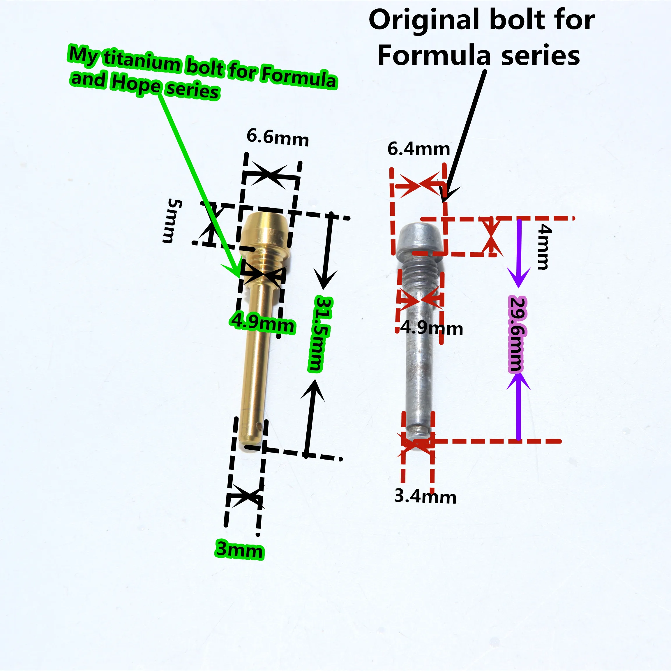 Велосипедные фрикционные тормозные колодки с винтовым креплением для серии Fomula