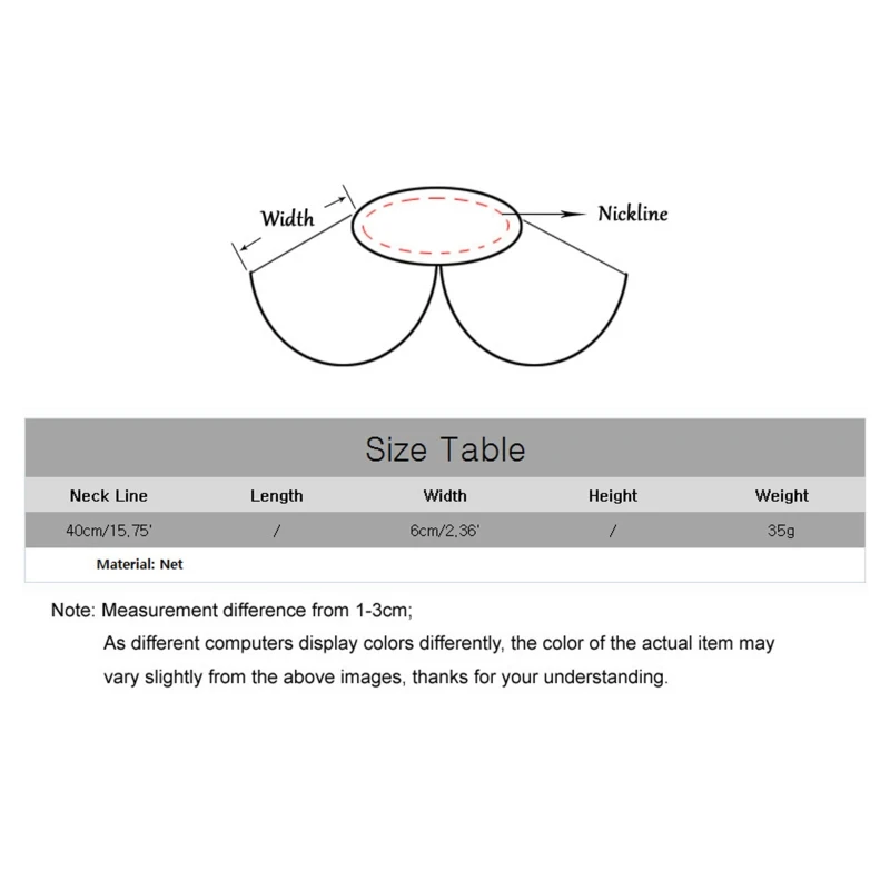 Женский Тюль в стиле Ренессанс пушистый искусственный воротник с рюшами