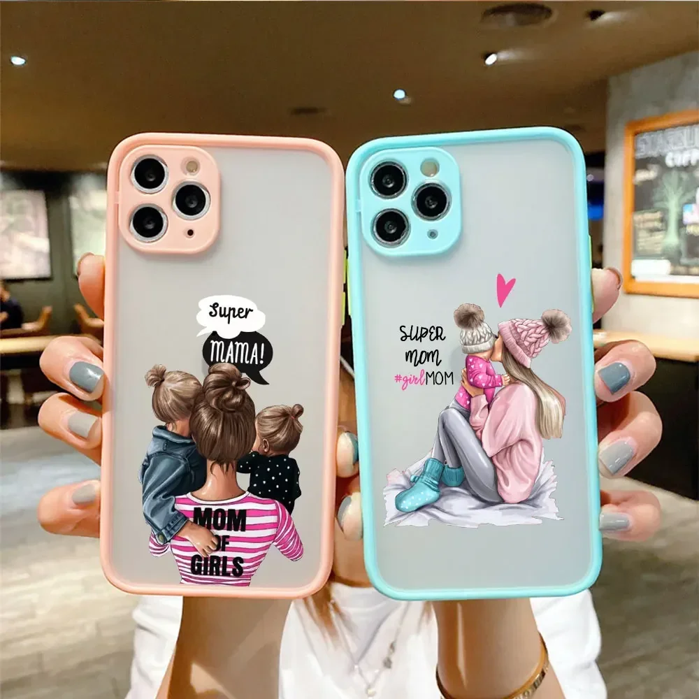Модный чехол для телефона с супер мамой папой IPhone 15 14 13 12 11 Pro MAX Mini XR XS Max 7 8Plus SE