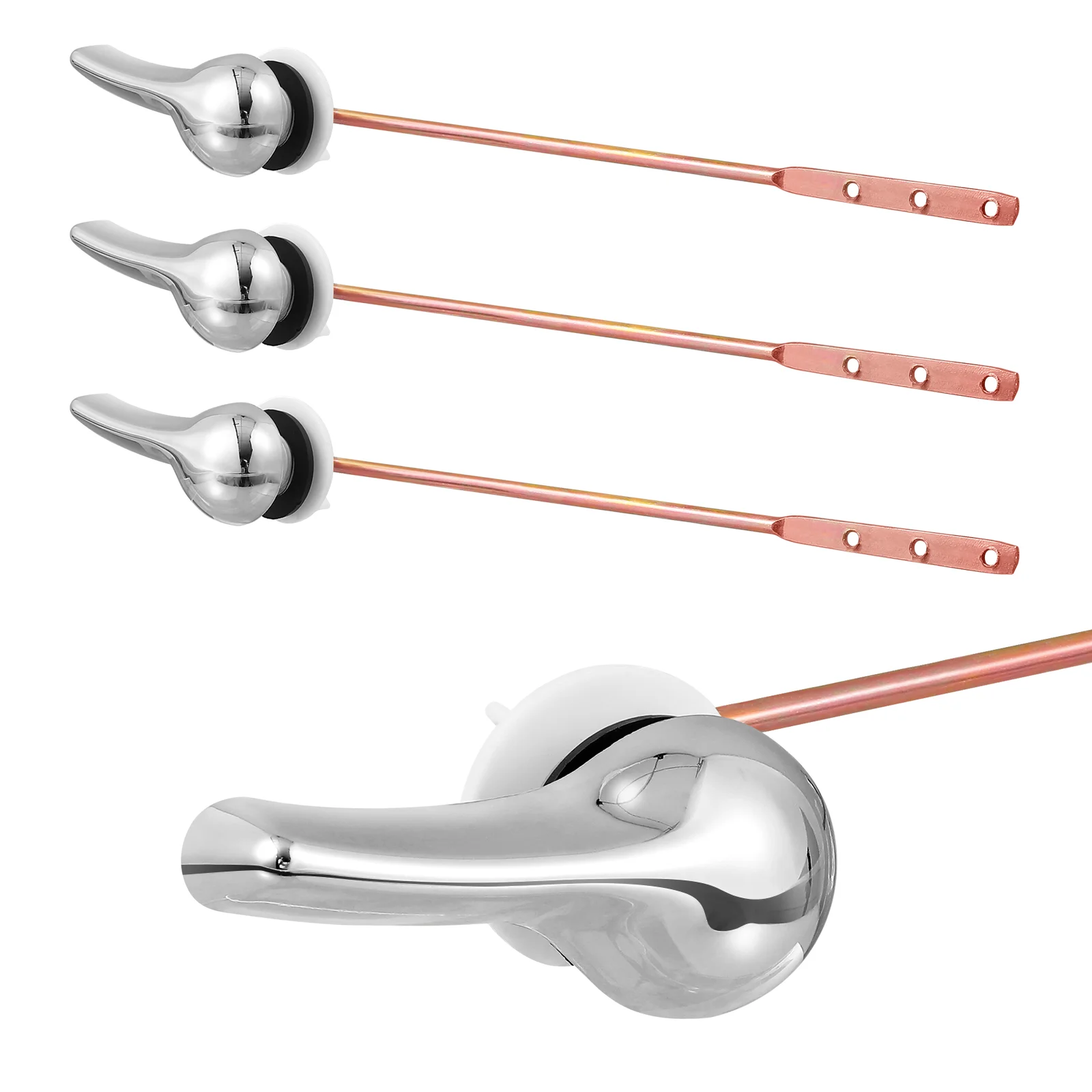 

VILLCASE 4pcs Toilet Tank Accessories Durable Practical Toilet Handle Replacement Toilt Tank Switch