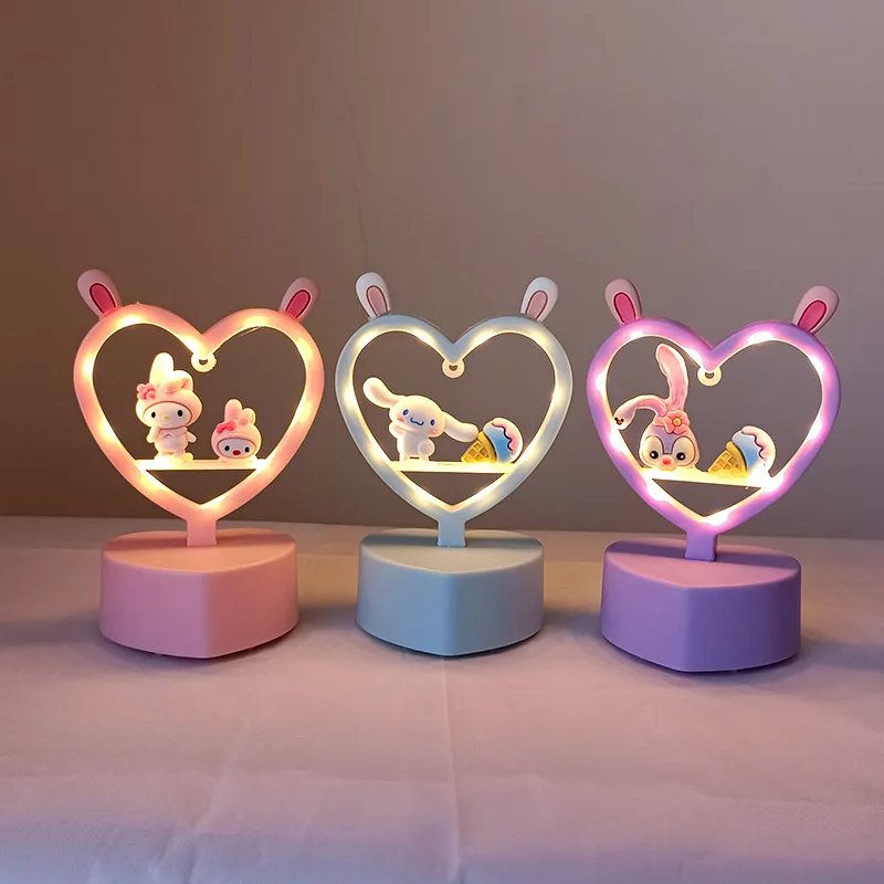 Светодиодная лампа Kawaii Sanrio Cinnamoroll My Melody Kuromi