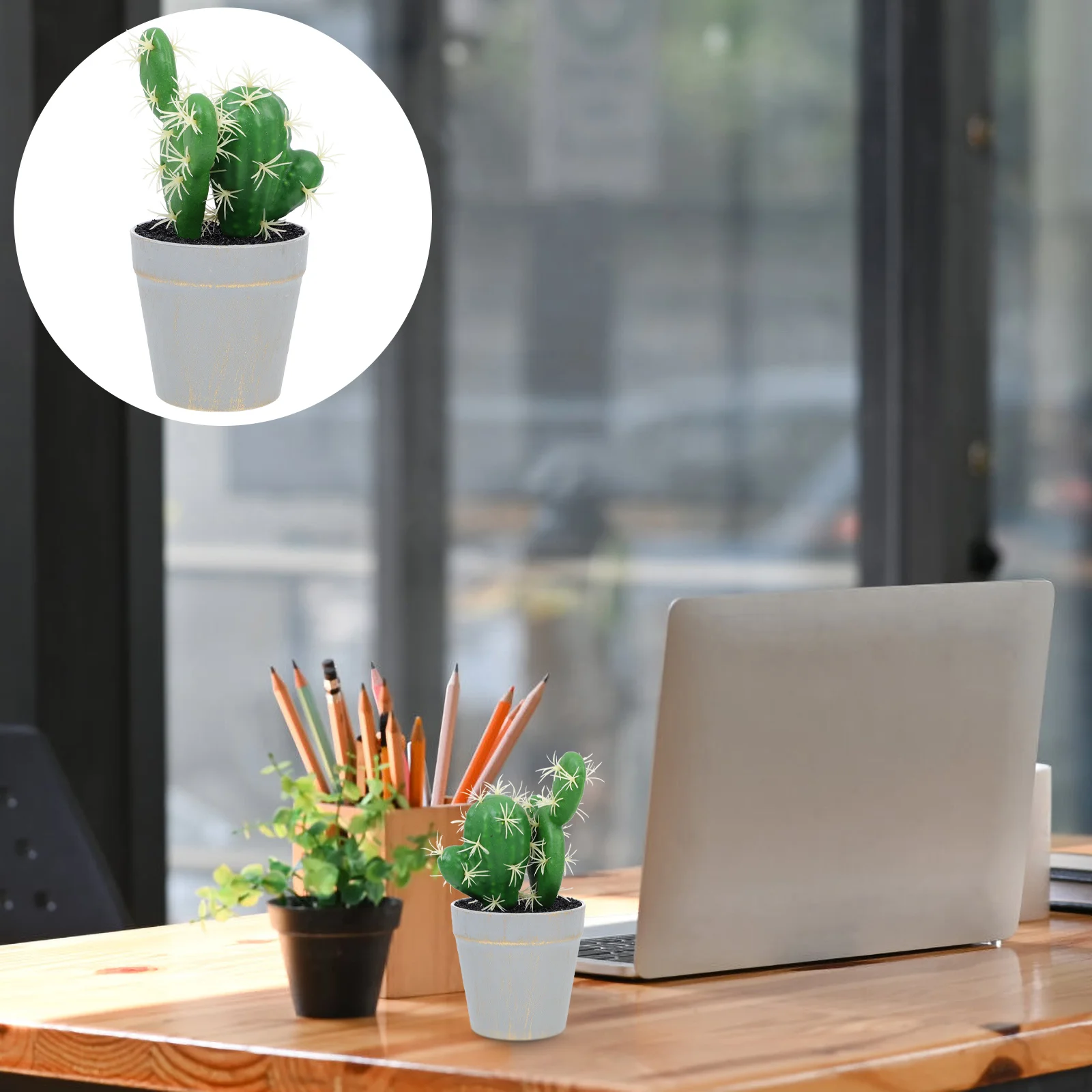 

Simulated Bonsai Decor Fake Potting Decor Realistic Shape Ornament