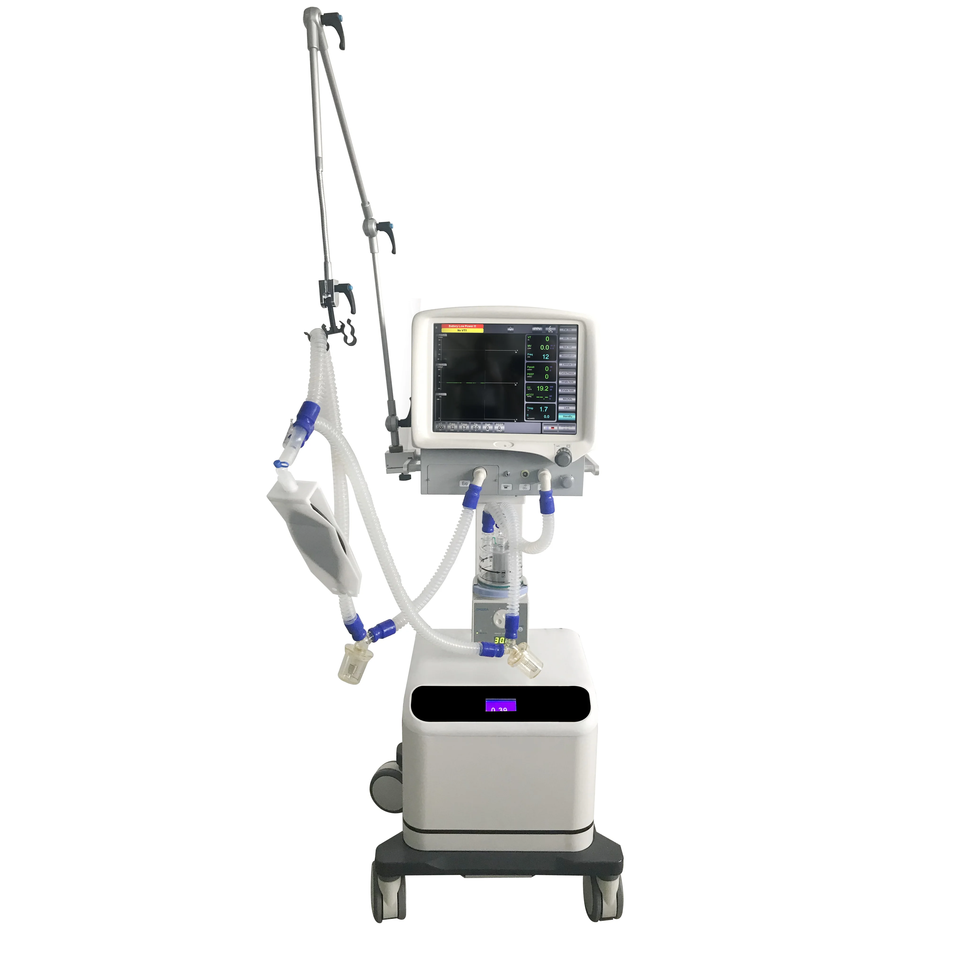 

S1100 ICU Ventilator Gas Driven Respiratory Therapy for Adult and Chrilden Respiratory Machine Movable Clinical Tool