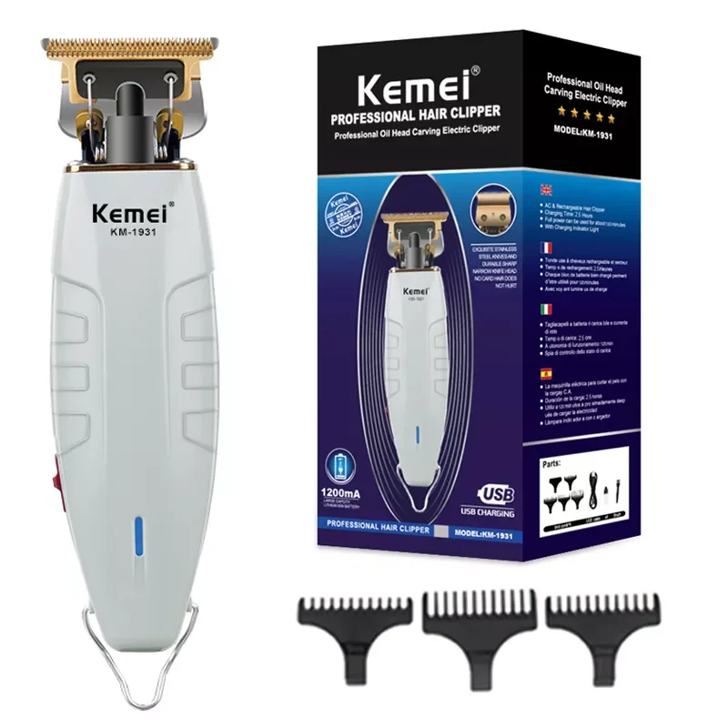 

Original kemei professional hair trimmer for men hair clipper electric grooming beard trimmer rechargeable hair cutting machine