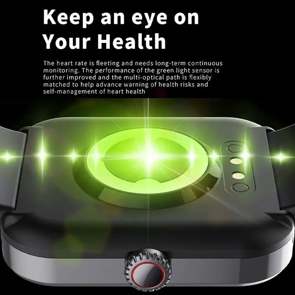 Смарт-часы F57L для мужчин 24 часа мониторинг сердечного ритма и сна 50 + спортивных