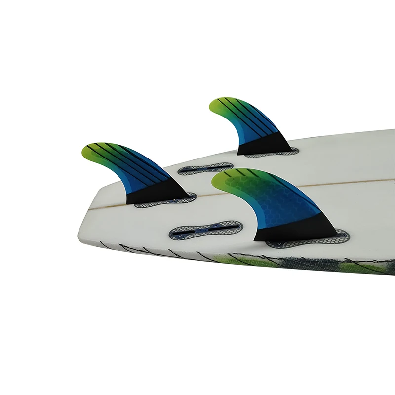 Upsurf fcs 2 плавника с двойными вкладками для серфинга плавники Сотами из