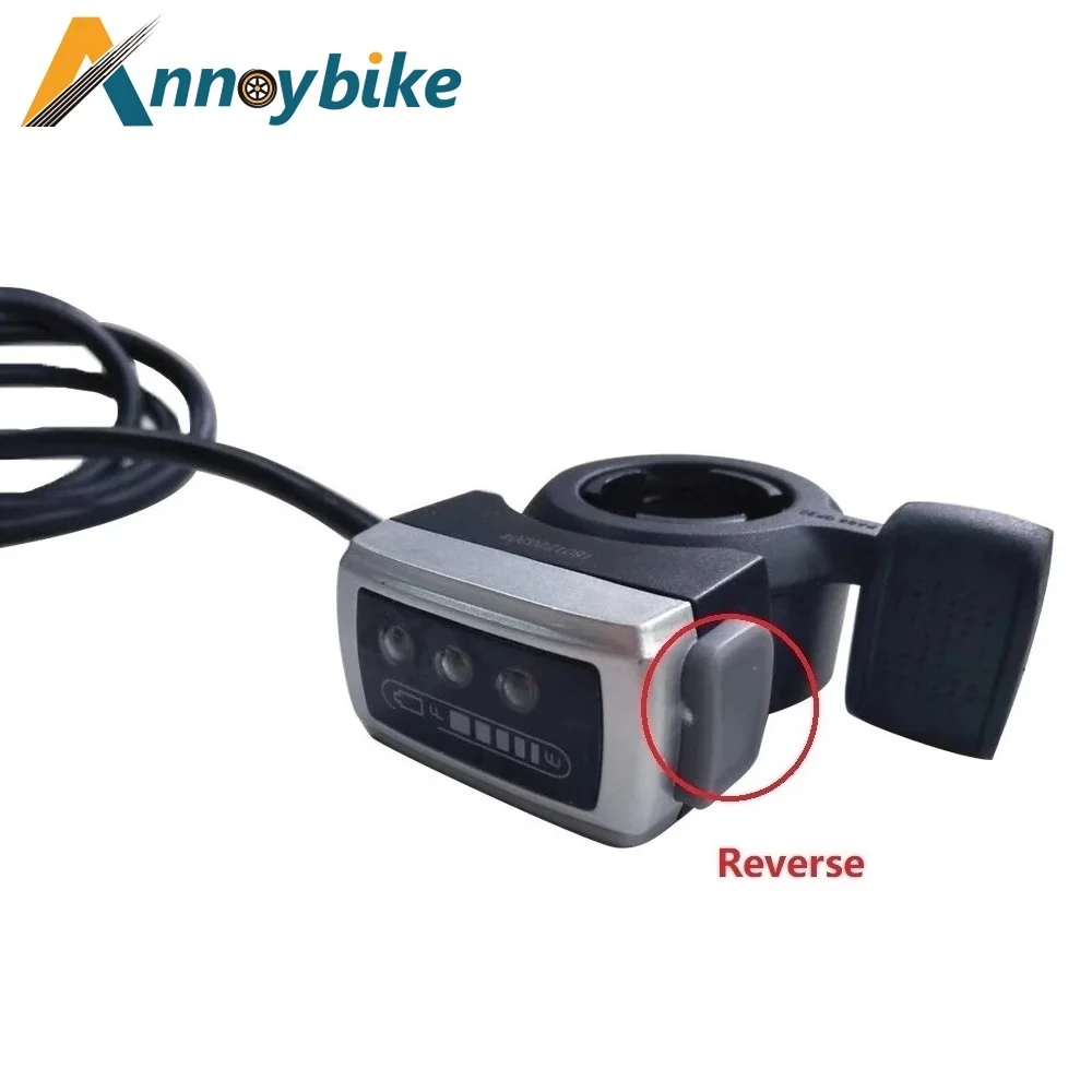 

Wuxing 106DX Ebike Parts Finger Throttle Assembly Handle Thumb Handle Battery indicator Scooter reversible function LCD display