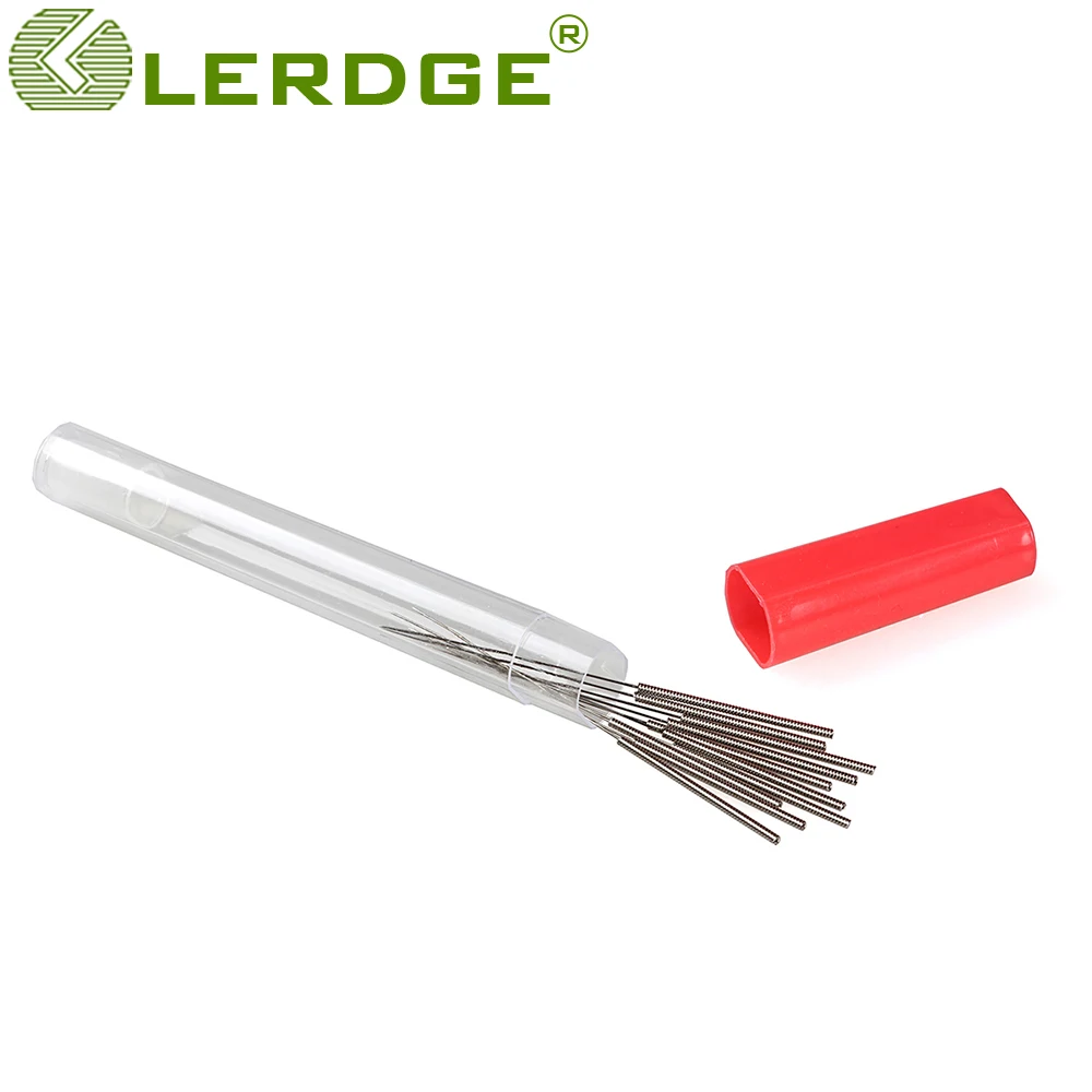 

LERDGE 3D Printer Parts extruder Nozzle Cleaning tool Bendable Drill 10Pcs Stainless Steel Needle Tweezers Wire Brush Kit1