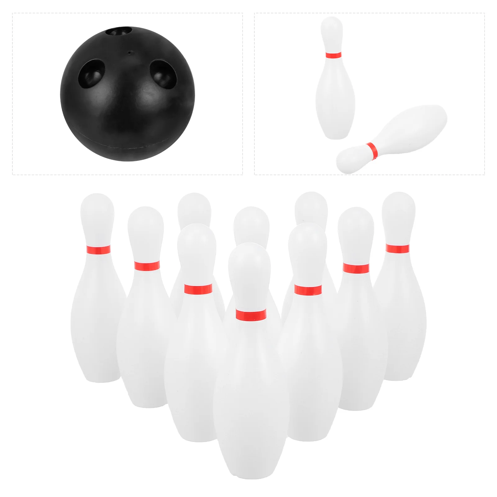 

1 Set Children Bowling Toy Plastic Bowling Balls Set Bowling Game Prop Toys for boys from 3 7 years