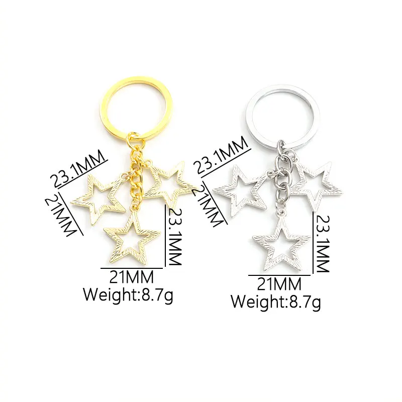 Новинка трендовый брелок для ключей мужчин и женщин с металлическими