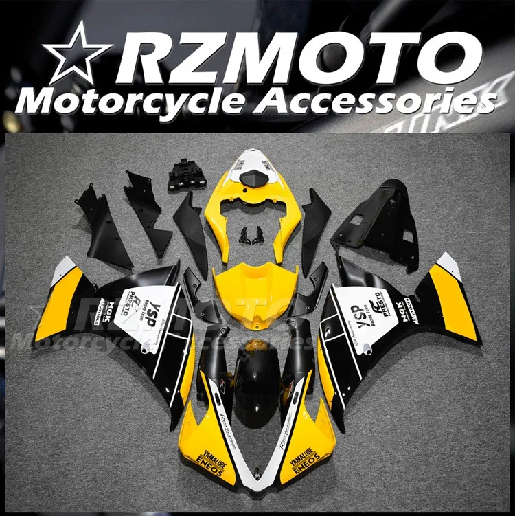 

New ABS Motorcycle Bike Whole Fairings Kit Fit for YAMAHA YZF - R1 2012 2013 2014 12 13 14 Bodywork set Yellow